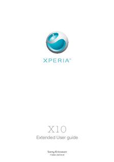Sony Xperia X10 manual. Tablet Instructions.